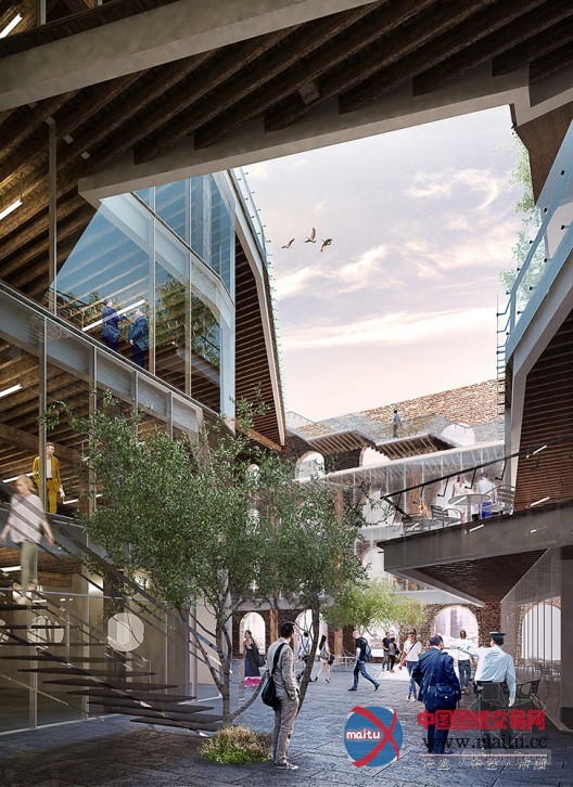 V工作室设计的美国布鲁克林区商业大厦