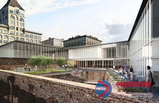 V工作室设计的美国布鲁克林区商业大厦