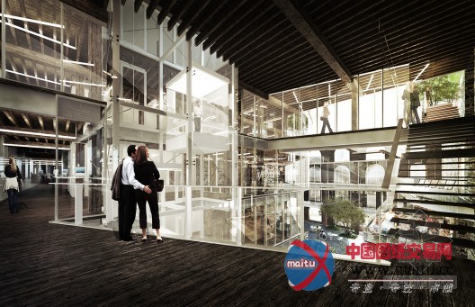 V工作室设计的美国布鲁克林区商业大厦