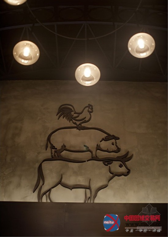 香港粗野质感的餐厅设计