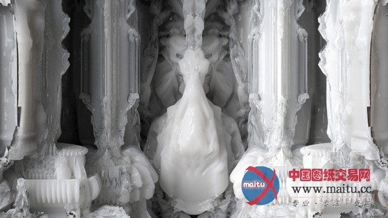 michael hansmeyer+benjamin dillenburger设计的瑞士3D打印雕塑