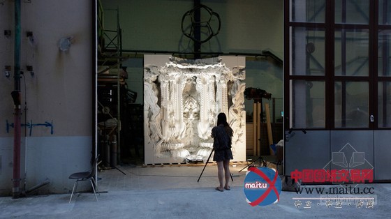 michael hansmeyer+benjamin dillenburger设计的瑞士3D打印雕塑