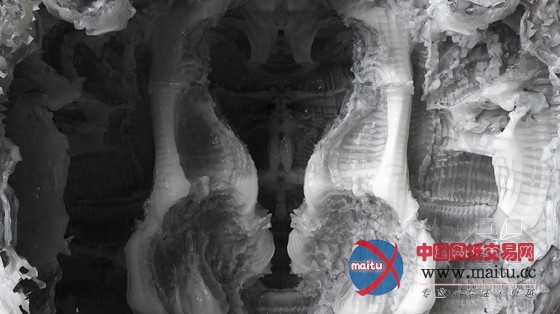 michael hansmeyer+benjamin dillenburger设计的瑞士3D打印雕塑