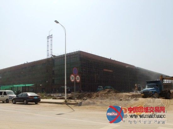 2013瓷博会新展馆施工现场热火朝天将竣工