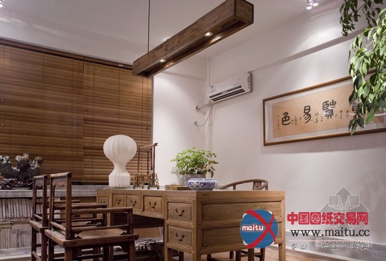 安徽文化韵味浓郁的中式书吧设计