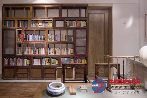 安徽文化韵味浓郁的中式书吧设计