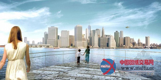 BIG设计的纽约布鲁克林大桥公园码头