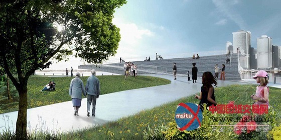 BIG设计的纽约布鲁克林大桥公园码头