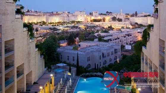 以色列耶路撒冷大卫城堡酒店设计 远眺古城风貌