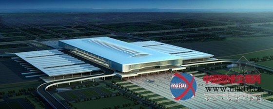 中国最大客运特等站南昌西站站房建筑完工