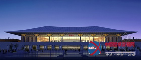 中国最大客运特等站南昌西站站房建筑完工