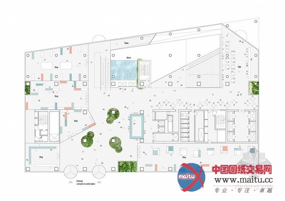 urban mountain设计的挪威“绿色剃刀”办公楼