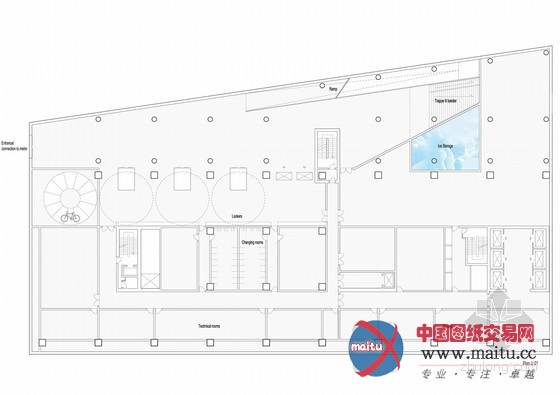 urban mountain设计的挪威“绿色剃刀”办公楼