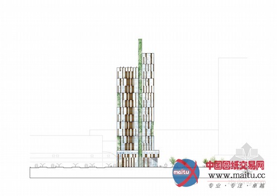 urban mountain设计的挪威“绿色剃刀”办公楼