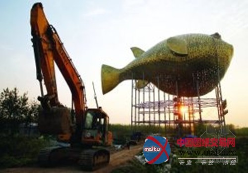 江苏扬中7000万建地标“河豚塔”欲申吉尼斯纪录