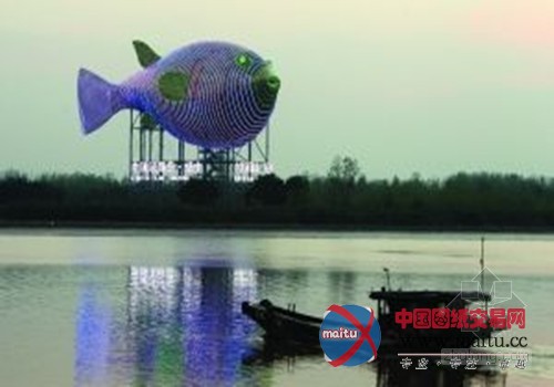 江苏扬中7000万建地标“河豚塔”欲申吉尼斯纪录