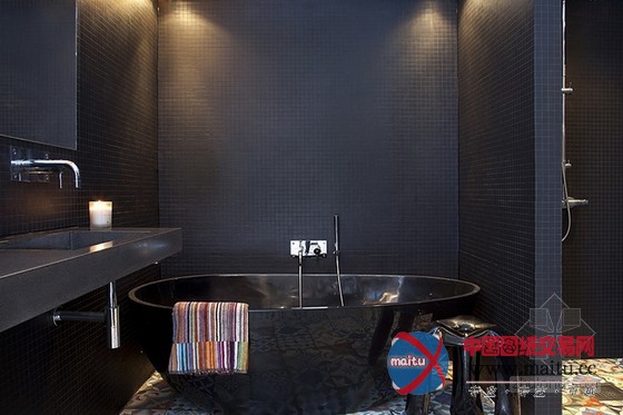 色彩混搭的摩登公寓设计 简约舒适