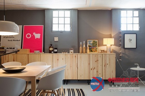 色彩混搭的摩登公寓设计 简约舒适