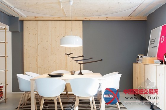 色彩混搭的摩登公寓设计 简约舒适