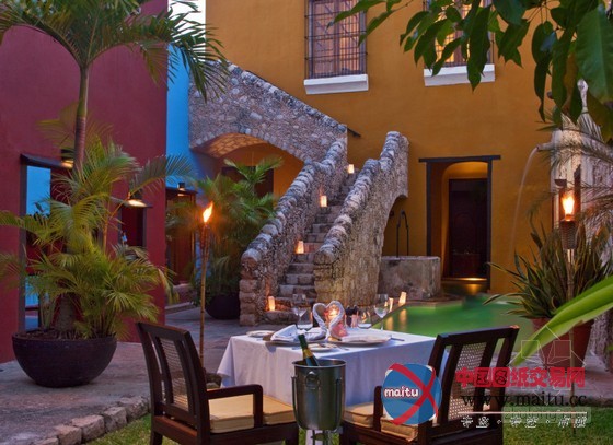 墨西哥坎佩切豪华精选酒店设计 色彩鲜艳的装饰