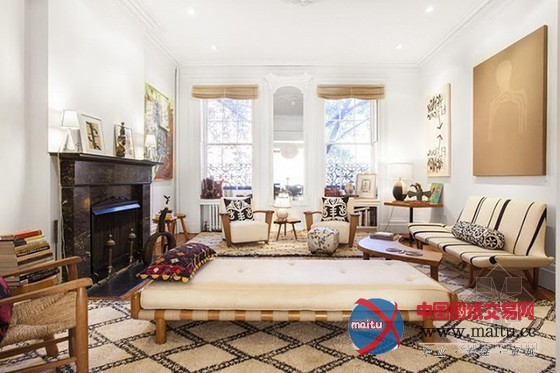 纽约哈德逊河超大住宅设计 复古美式气息