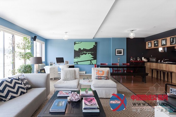 纽约哈德逊河超大住宅设计 复古美式气息