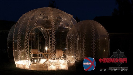 SHJworks丹麦哥本哈根家庭花园透明温室凉亭