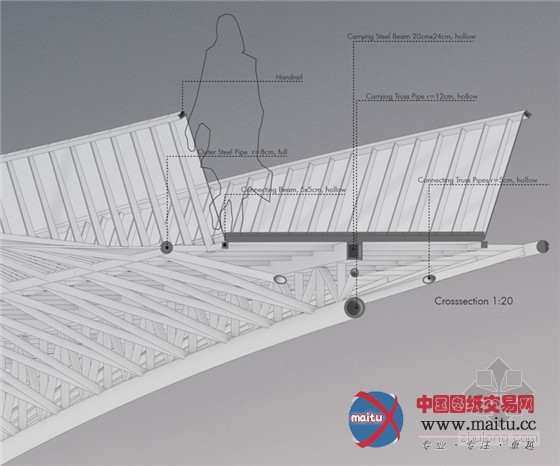 penda设计的英国索尔福德椭圆草地桥