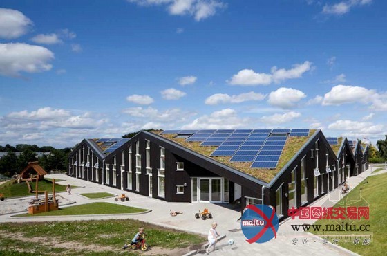 丹麦零碳可持续莱恩斯太阳堡幼儿园