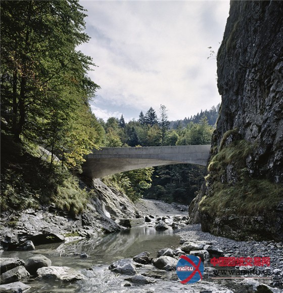 奥地利dornbirner市schanerloch大桥