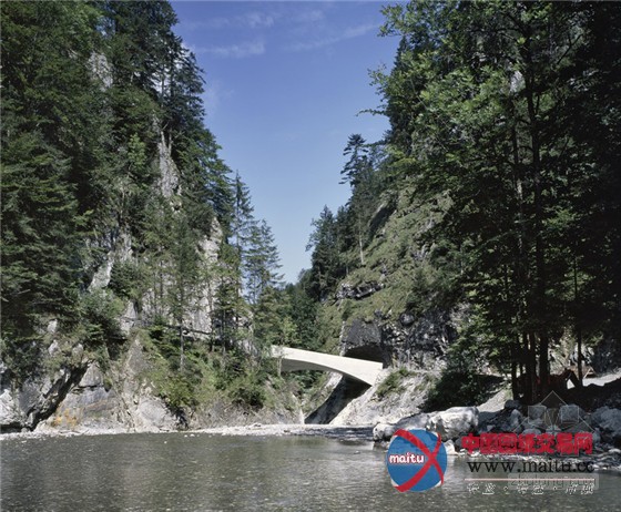 奥地利dornbirner市schanerloch大桥