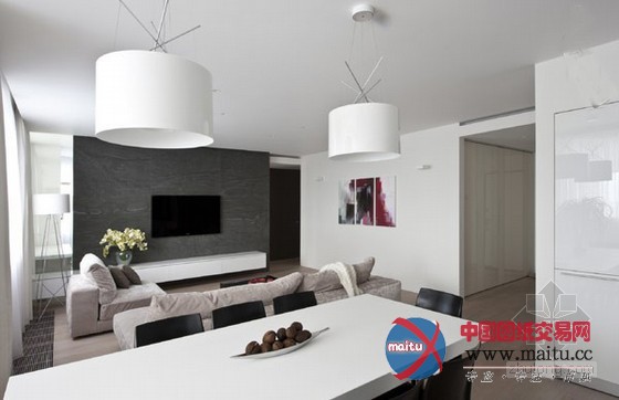 莫斯科现代典雅公寓设计 体会极致的优雅