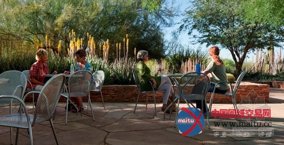 美国凤凰城沙漠植物园入口景观