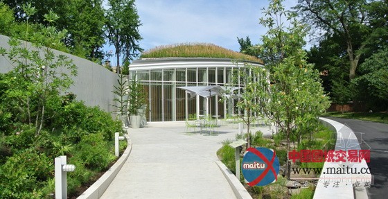 HMWhite设计的纽约布鲁克林植物园游客中心