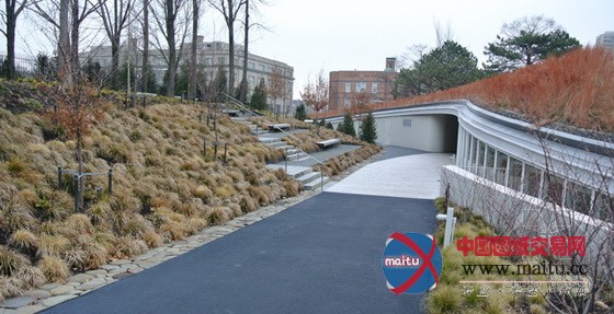 HMWhite设计的纽约布鲁克林植物园游客中心