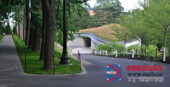 HMWhite设计的纽约布鲁克林植物园游客中心