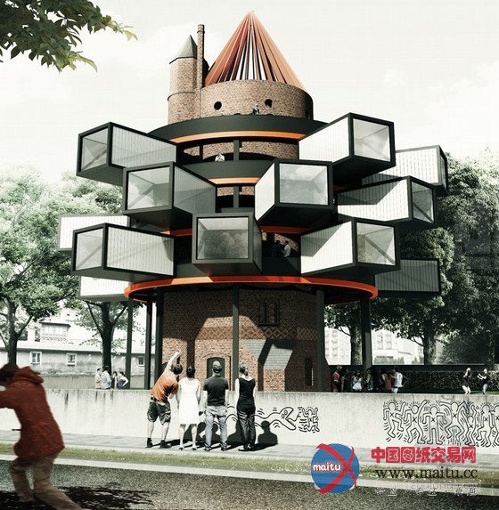 adam wiercinski设计的波兰水塔