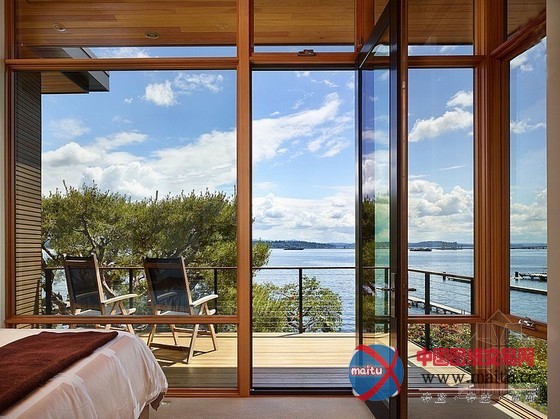 西雅图湖畔典雅豪华的住宅设计 尽享迷人风景