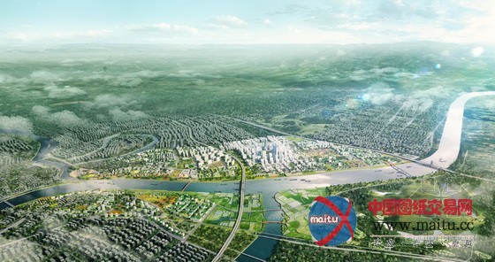 “水绿环城”——衡阳来雁新城大型规划竞赛头奖