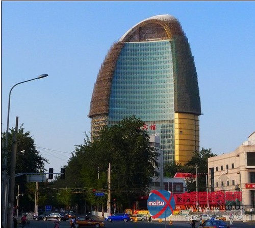 人民日报新大楼设计寓意是“天圆地方”