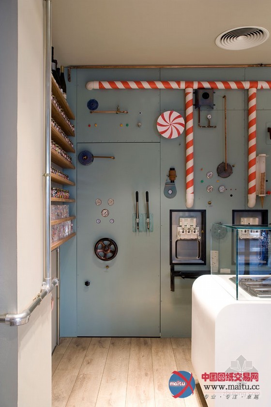 西班牙清新冰淇淋店设计 异想天开的幻想