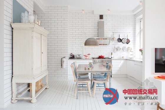 瑞典清新舒适的公寓设计 轻松充满活力