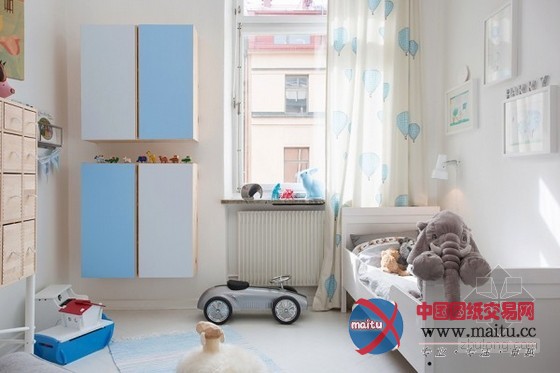 瑞典清新舒适的公寓设计 轻松充满活力