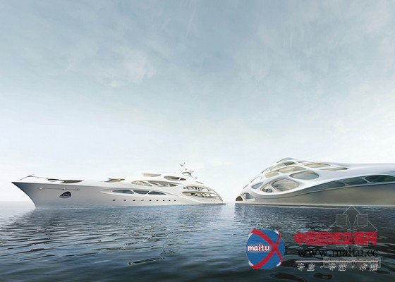 扎哈•哈迪德为德国造船商设计超级游艇