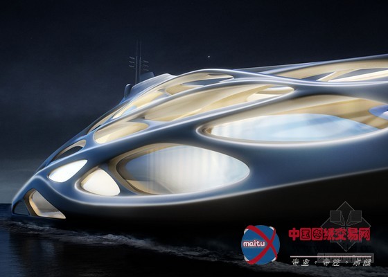 扎哈•哈迪德为德国造船商设计超级游艇