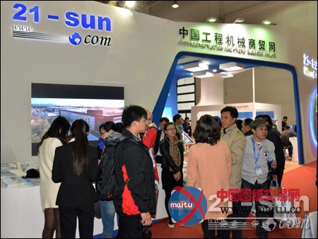 BICES 2013:热闹的中国工程机械商贸网展台