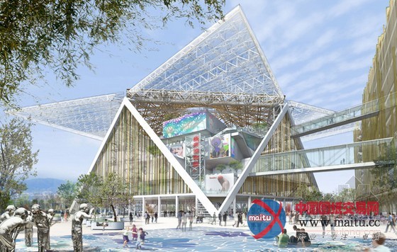 坂茂设计的香港“变形翅膀”M+博物馆