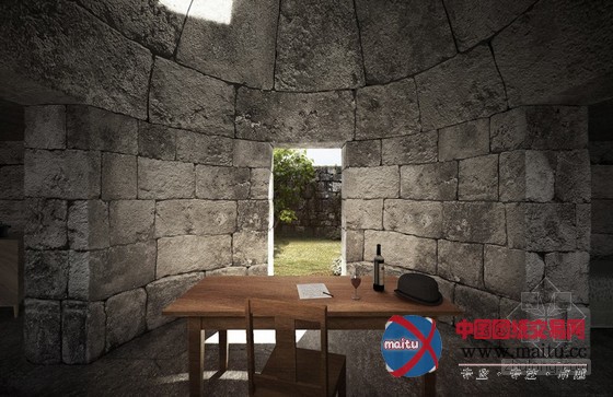 filipe paixao设计的葡萄牙石墙房子