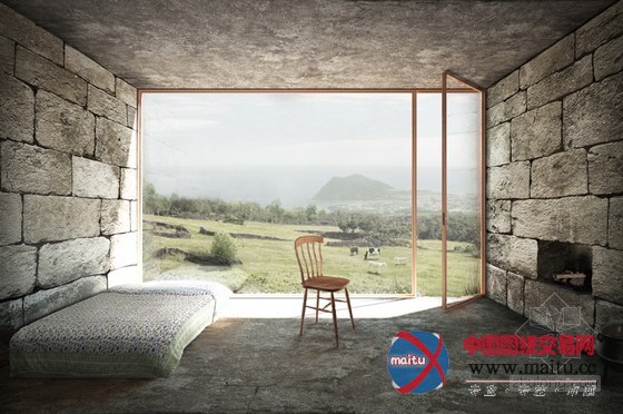 filipe paixao设计的葡萄牙石墙房子