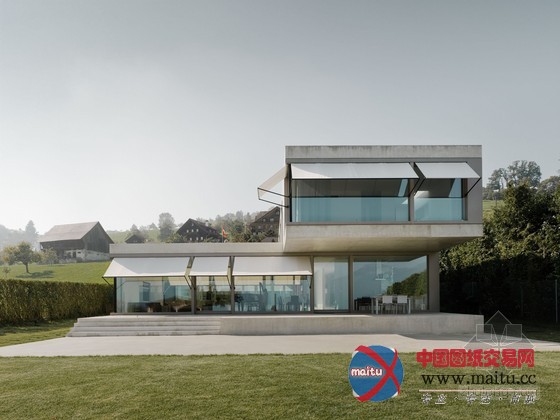 Niklaus Graber&Christoph Steiger事务所设计的瑞士别墅项目